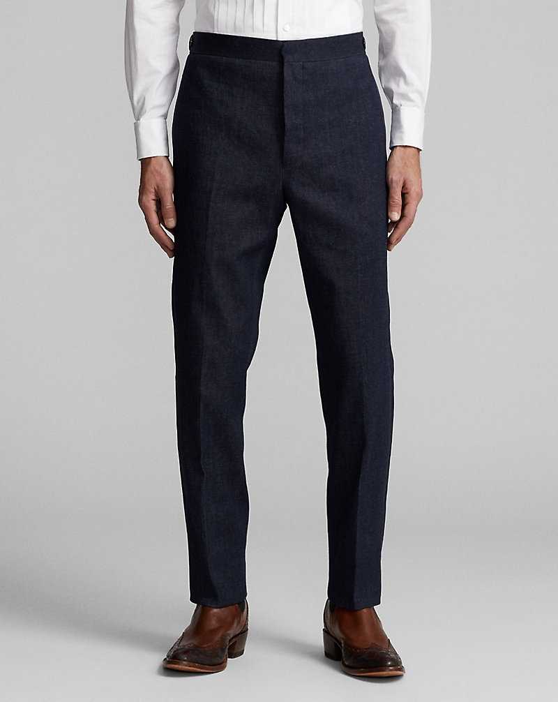 Trajes Ralph Lauren Slim Fit Indigo Denim Tuxedo Hombre Azules | GFYNDSO-91 - vista 3