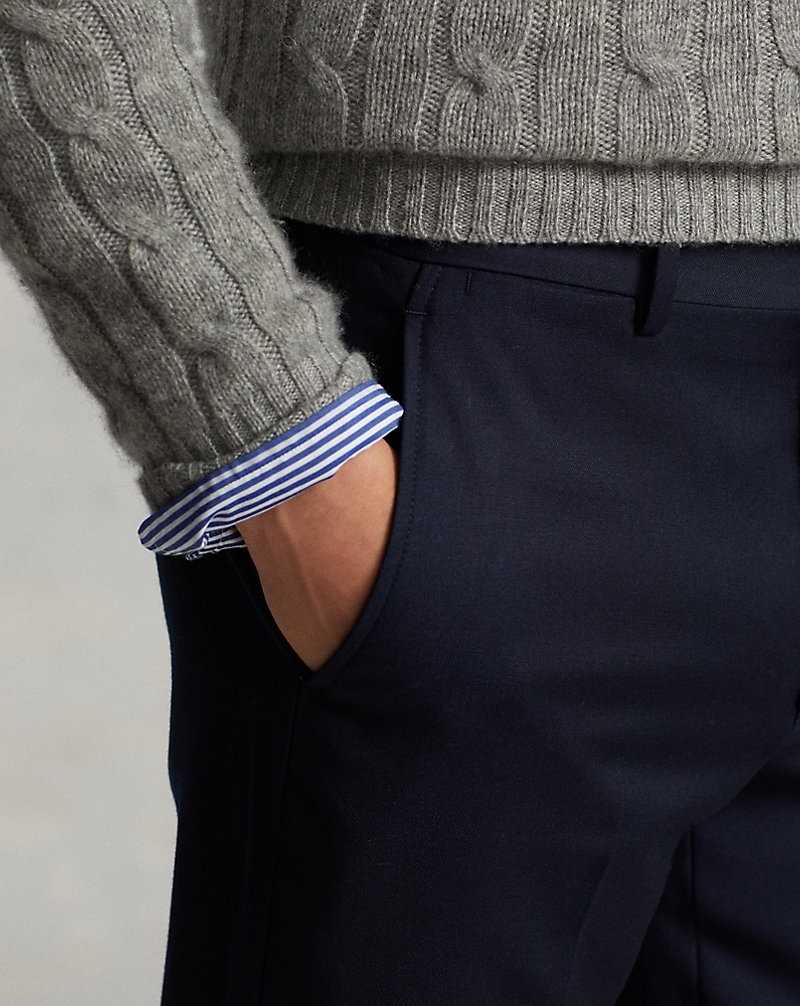 Trajes Ralph Lauren Slim Fit Wool Twill Hombre Azul Marino | LNTJDXW-82 - vista 5
