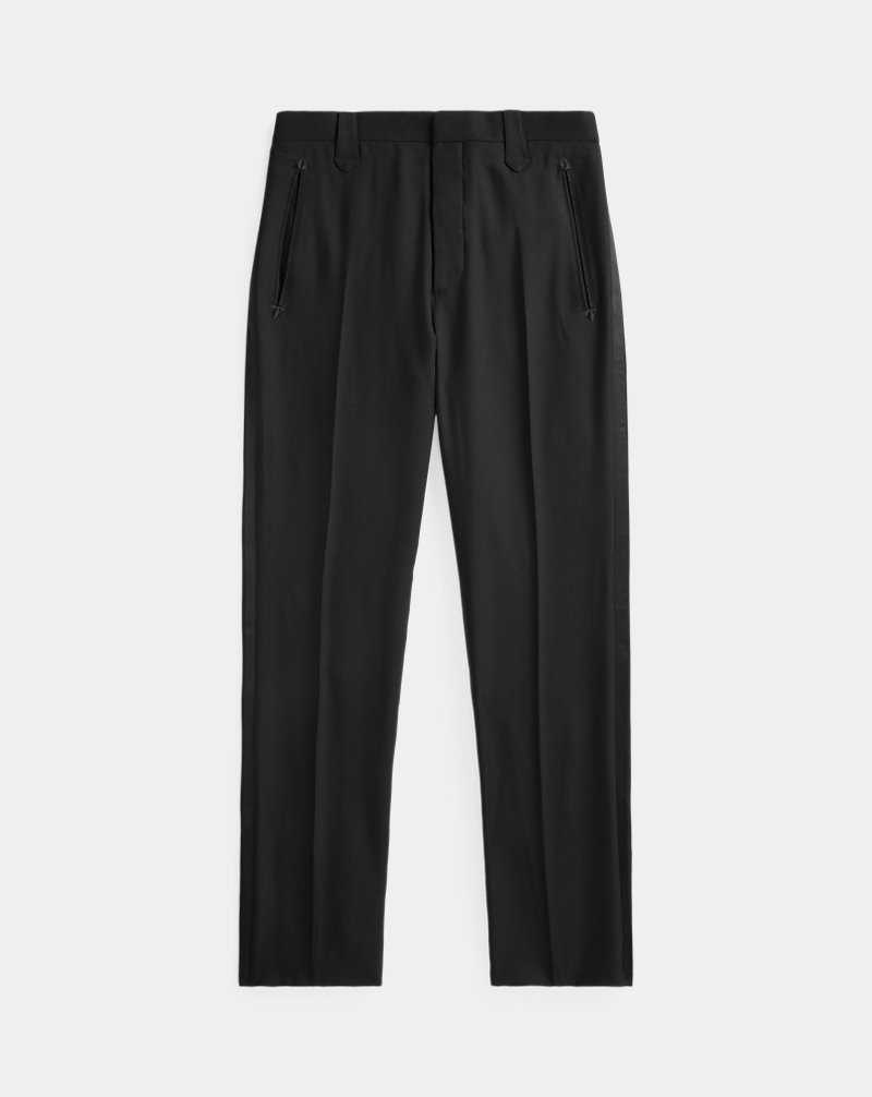 Trajes Ralph Lauren Slim Fit Wool Western Tuxedo Hombre Negros | PIVCNWU-18 - vista 1