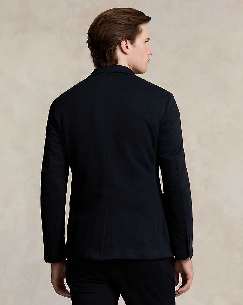 Trajes Ralph Lauren Soft Knit Pique Hombre Negros | NJHALGT-87 - vista 4