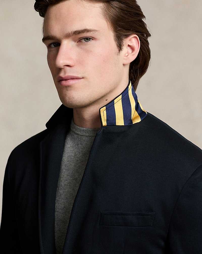 Trajes Ralph Lauren Soft Knit Pique Hombre Negros | NJHALGT-87 - vista 5
