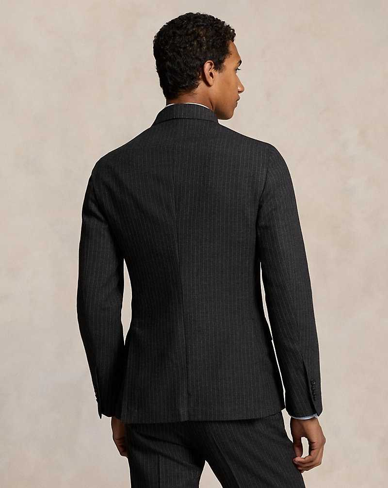 Trajes Ralph Lauren Soft Tailored Pinstripe Wool Hombre Azules | VWSJRKL-02 - vista 4
