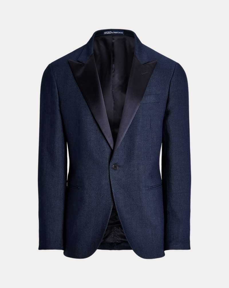 Trajes Ralph Lauren Tailored Linen Tuxedo Hombre Azul Marino | GSMWONF-42 - vista 2
