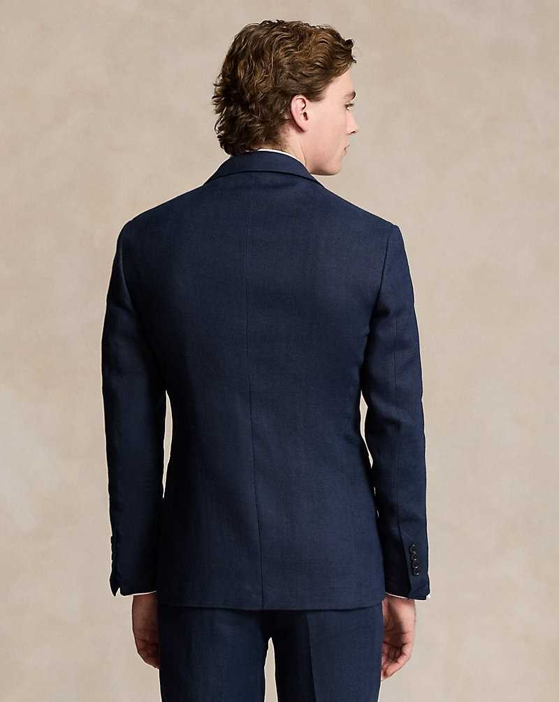 Trajes Ralph Lauren Tailored Linen Tuxedo Hombre Azul Marino | GSMWONF-42 - vista 4