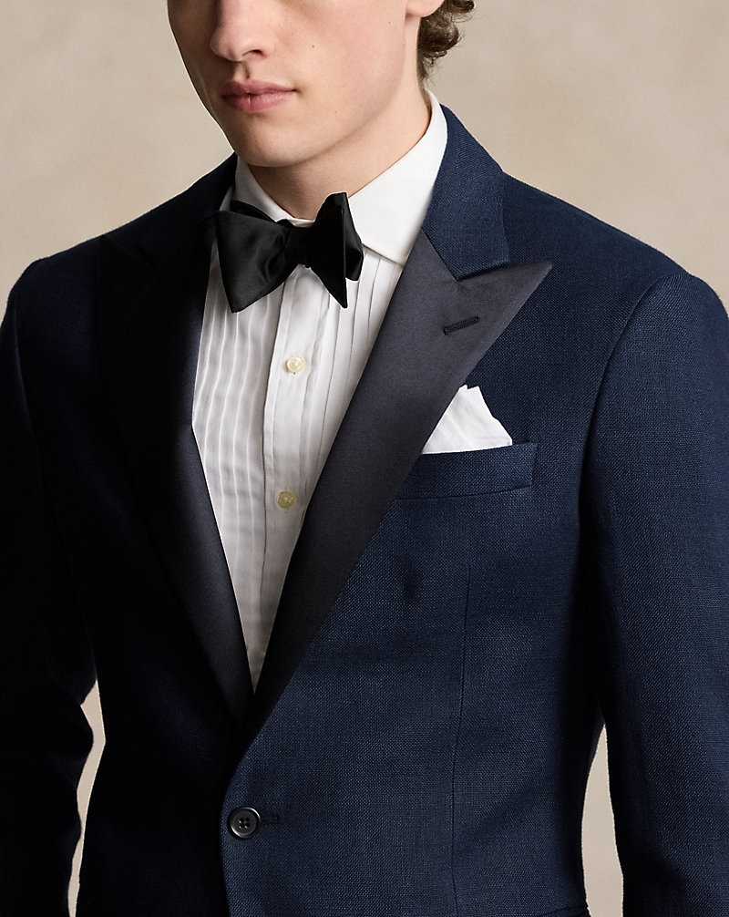 Trajes Ralph Lauren Tailored Linen Tuxedo Hombre Azul Marino | GSMWONF-42 - vista 5
