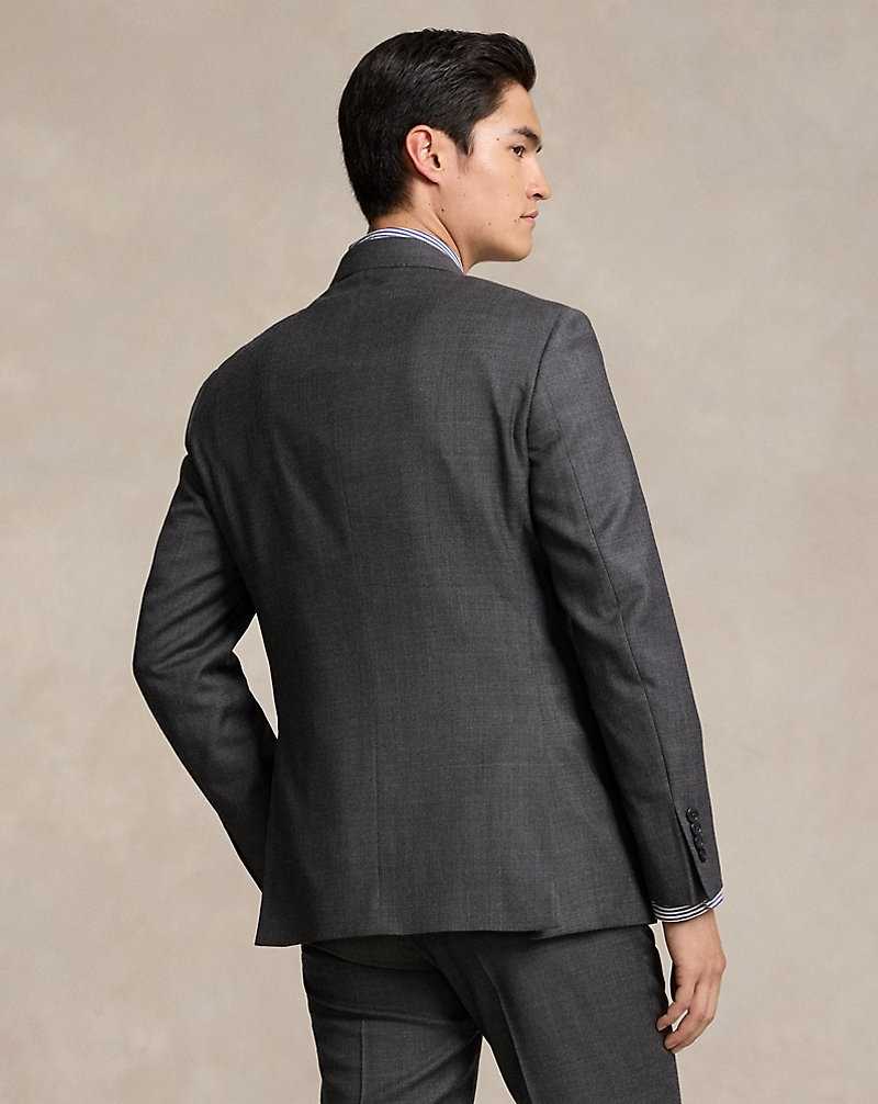 Trajes Ralph Lauren Tailored Wool Sharkskin Hombre Grises | XFDJOIA-28 - vista 5