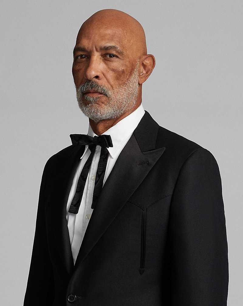 Trajes Ralph Lauren Wool Western Tuxedo Hombre Negros | KVQNWPA-85 - vista 5