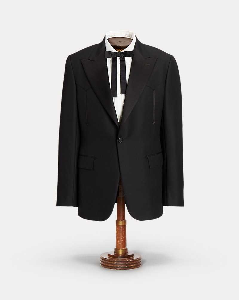 Trajes Ralph Lauren Wool Western Tuxedo Hombre Negros | KVQNWPA-85 - vista 1