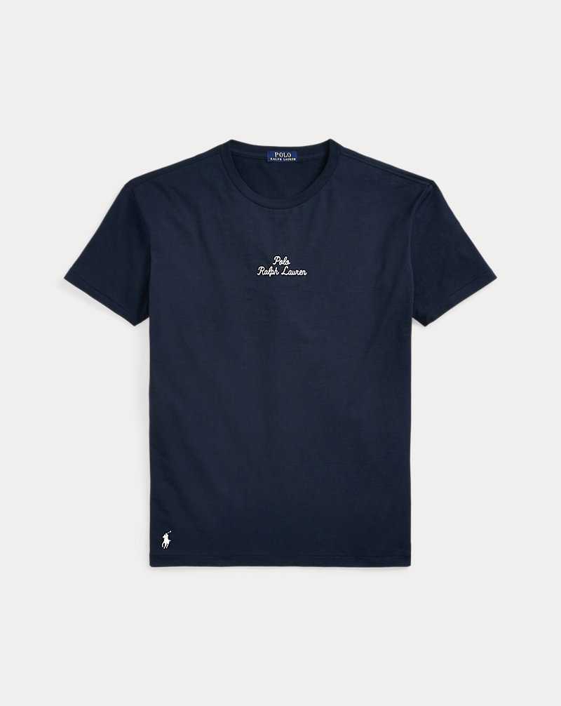 Unisex Collection Ralph Lauren Classic Fit Logo Jersey Hombre Azul Marino | VTFNGLX-28 - vista 2
