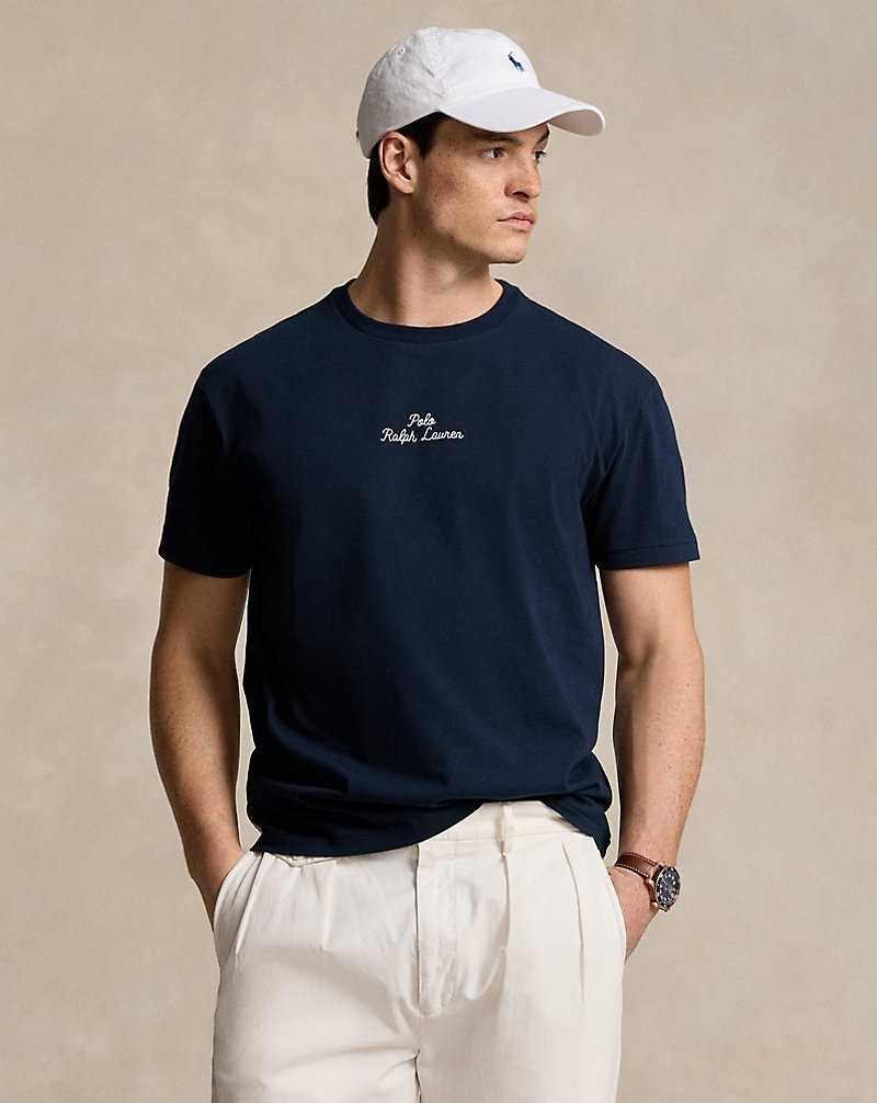 Unisex Collection Ralph Lauren Classic Fit Logo Jersey Hombre Azul Marino | VTFNGLX-28 - vista 1