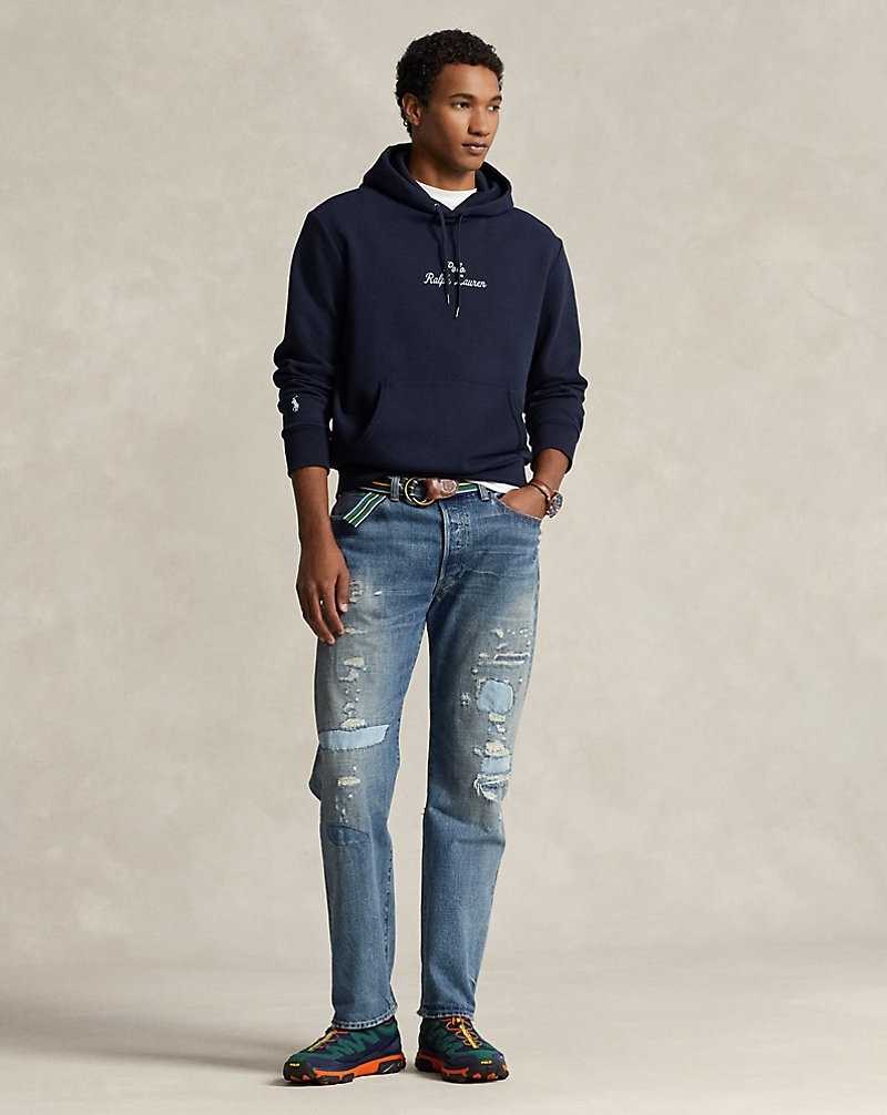 Unisex Collection Ralph Lauren Logo Double-Knit Hombre Azul Marino | YNJPLGU-46 - vista 3