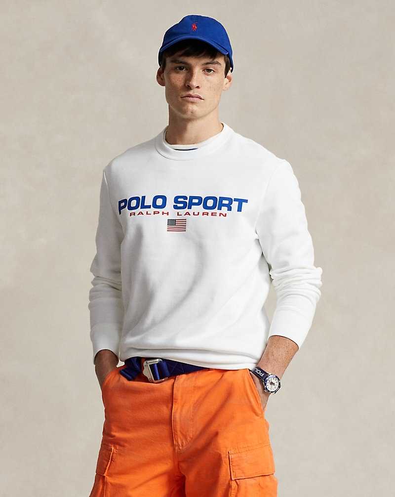 Unisex Collection Ralph Lauren Sport Fleece Hombre Blancos | VGCDJER-29 - vista 3