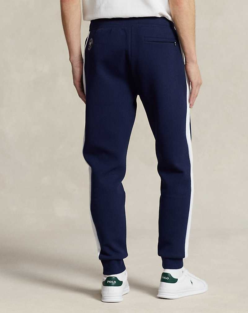 Unisex Collection Ralph Lauren Wimbledon Ballperson Jogging bottoms Hombre Rfd Nvy/Cer Wht | RQICLDW-06 - vista 4