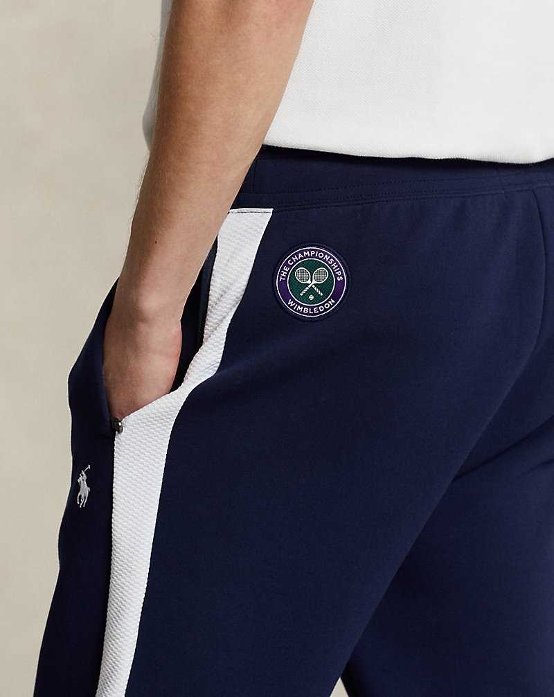 Unisex Collection Ralph Lauren Wimbledon Ballperson Jogging bottoms Hombre Rfd Nvy/Cer Wht | RQICLDW-06 - vista 5