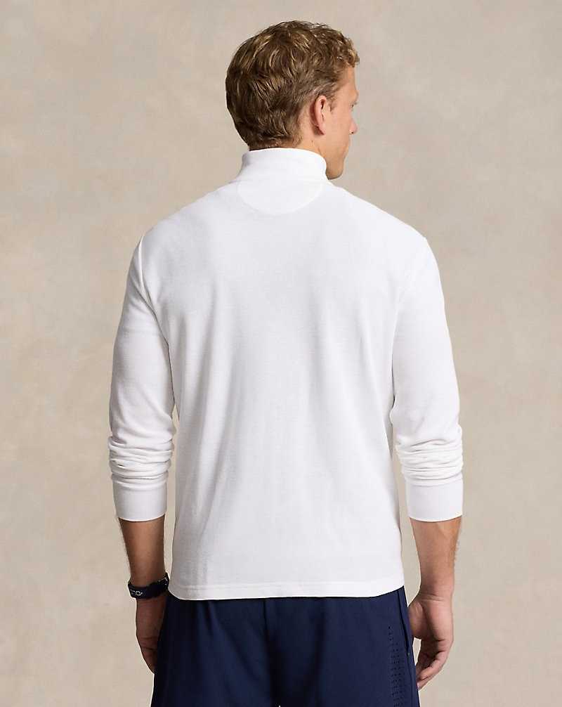 Unisex Collection Ralph Lauren Wimbledon CLARUS Pique Hombre Blancos | HVZTMDP-82 - vista 4