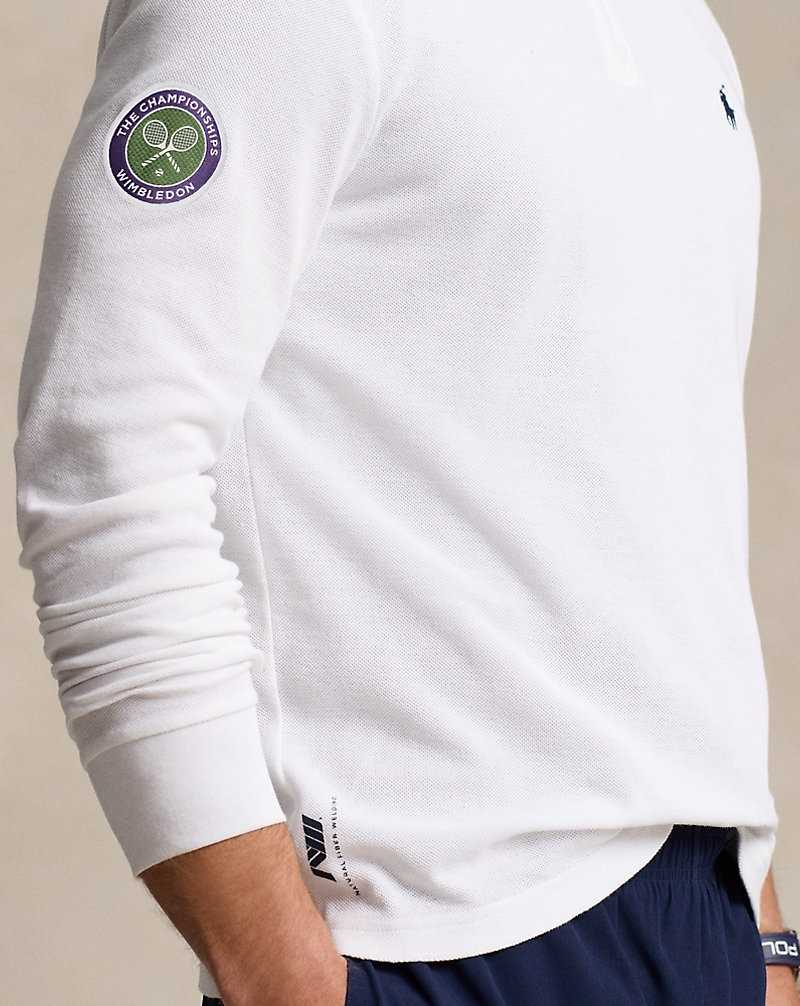 Unisex Collection Ralph Lauren Wimbledon CLARUS Pique Hombre Blancos | HVZTMDP-82 - vista 5