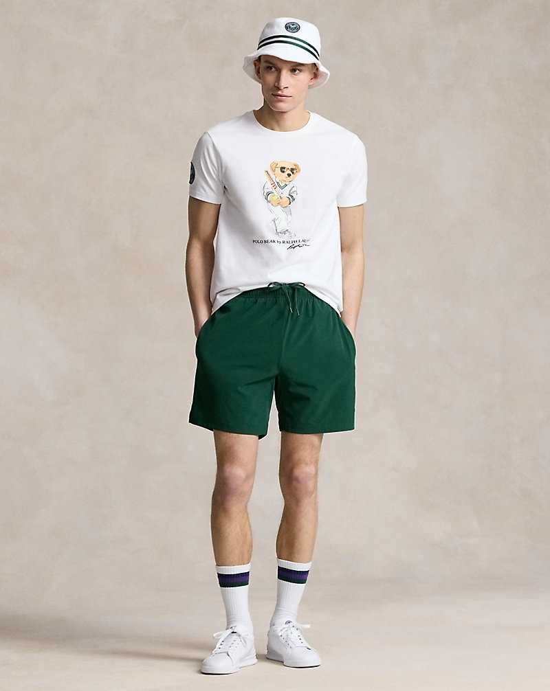 Unisex Collection Ralph Lauren Wimbledon Custom Slim Bear Hombre Blancos | CBRNUVD-27 - vista 3