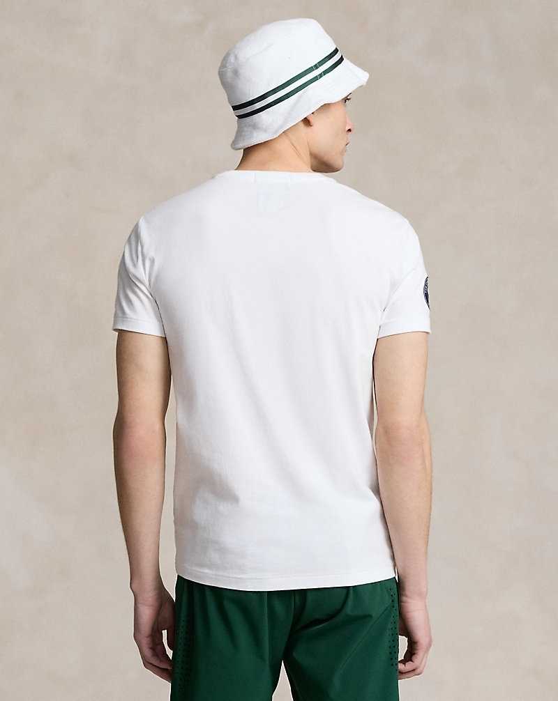 Unisex Collection Ralph Lauren Wimbledon Custom Slim Bear Hombre Blancos | CBRNUVD-27 - vista 4