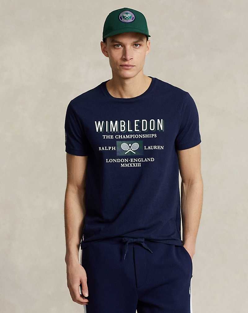 Unisex Collection Ralph Lauren Wimbledon Custom Slim Fit Hombre Azul Marino | VSCUXHO-79 - vista 1
