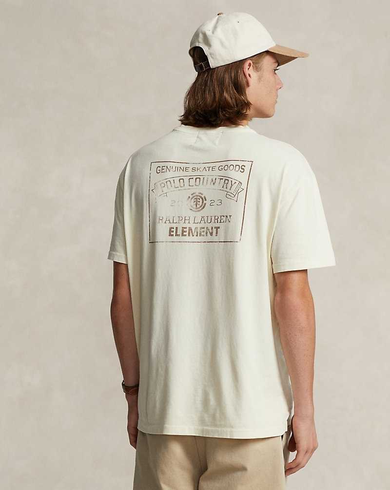 Unisex Collection Ralph Lauren x Element Big Fit Jersey Hombre Ecru | ORLUKAW-48 - vista 4