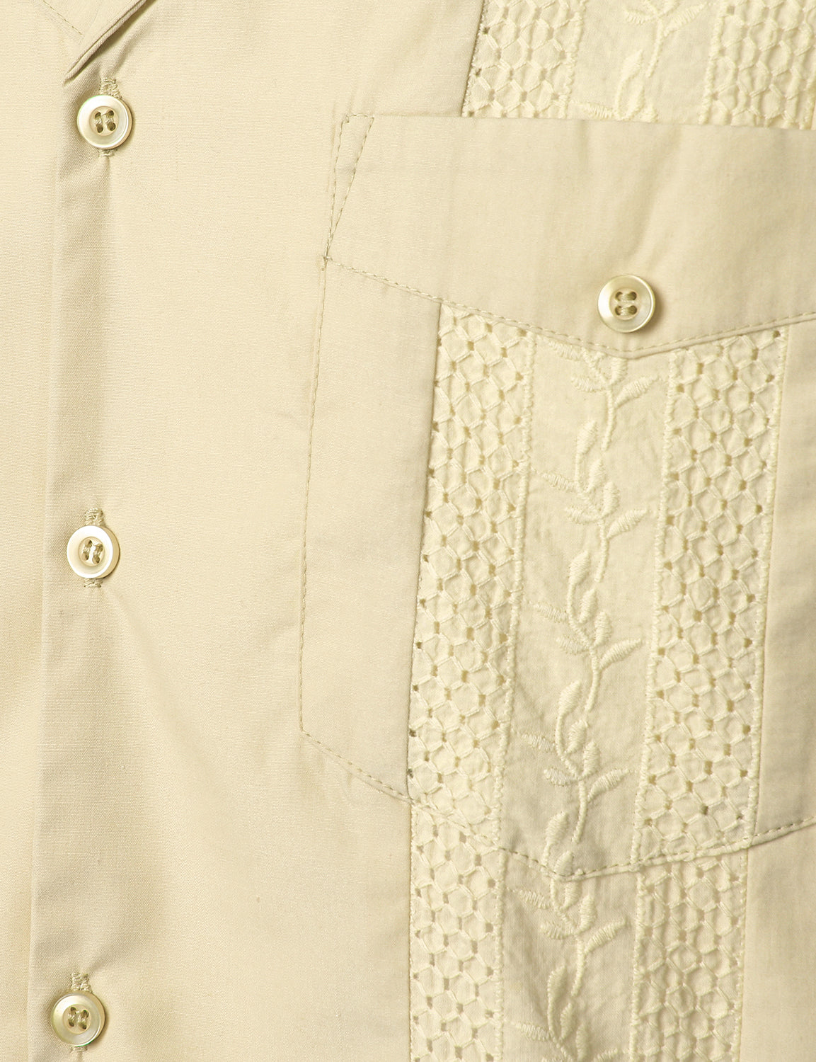 Camisa de color sólido de algodón de manga corta para hombre