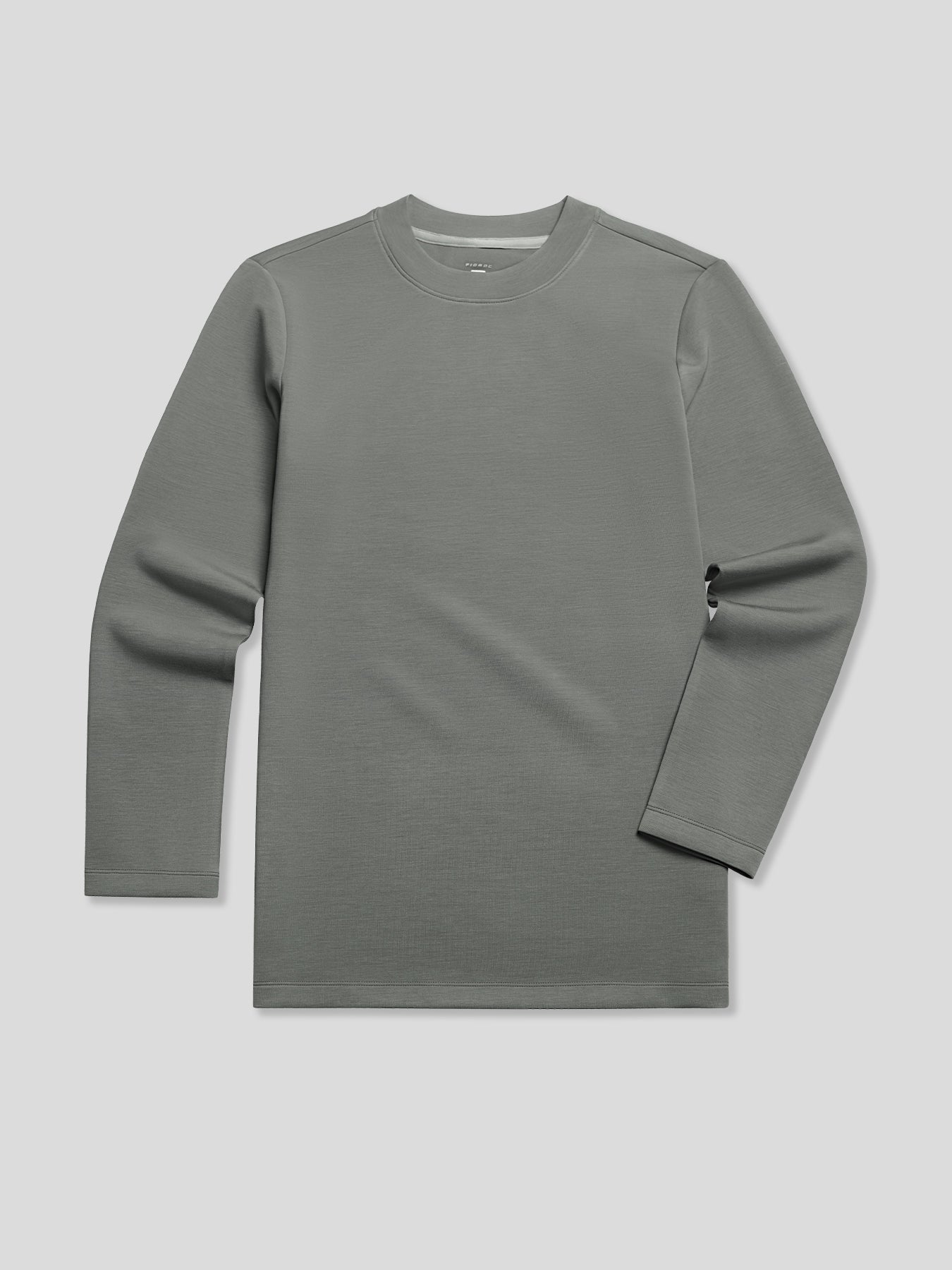 Modal Blend Elbow Patch de manga larga Tee:clásico Fit