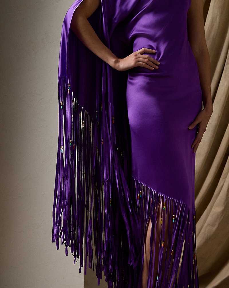 Vestido De Noche Ralph Lauren Marlee Stretch Charmeuse Evening Mujer | KMWPZAF-76 - vista 5