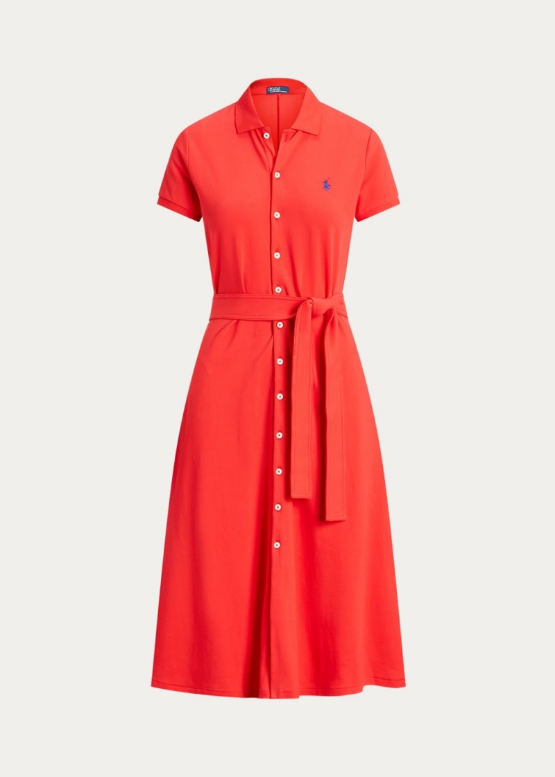 Vestido Algodon Mesh Polo Mujer Azul Marino | PWYS01659 - vista 2