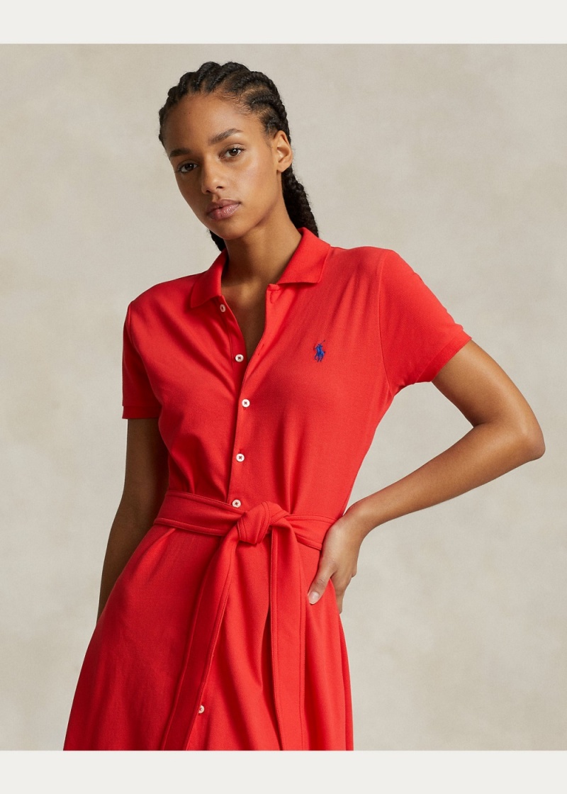 Vestido Algodon Mesh Polo Mujer Azul Marino | PWYS01659 - vista 3