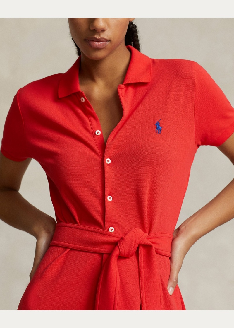 Vestido Algodon Mesh Polo Mujer Azul Marino | PWYS01659 - vista 5