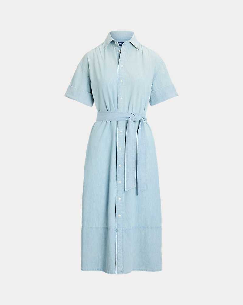 Vestido Ralph Lauren Cotton Chambraydress Mujer Chambray | GEZMOBQ-18 - vista 2