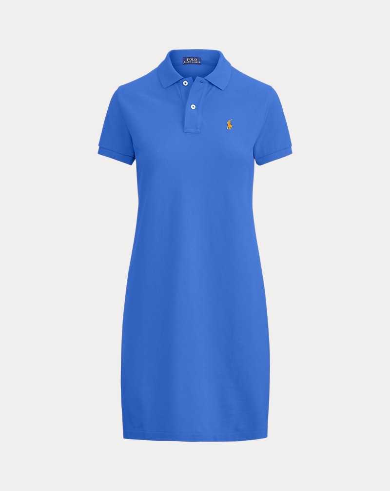 Vestido Ralph Lauren Cotton Mesh Mujer Azules | CKFPEHD-95 - vista 2