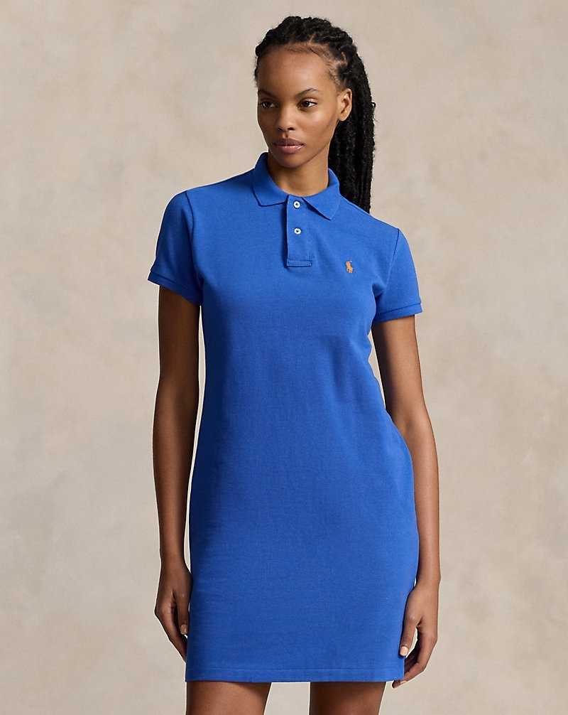 Vestido Ralph Lauren Cotton Mesh Mujer Azules | CKFPEHD-95 - vista 1