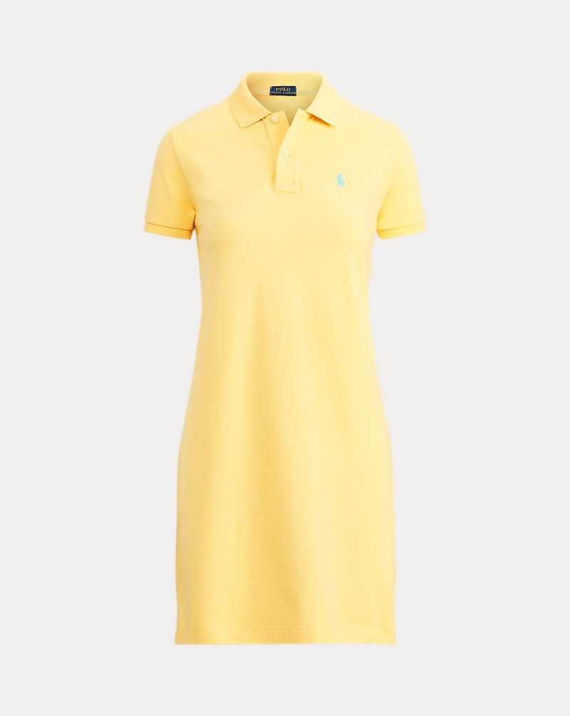 Vestido Ralph Lauren Cotton Mesh Mujer Amarillos | WQGEDTJ-28 - vista 2