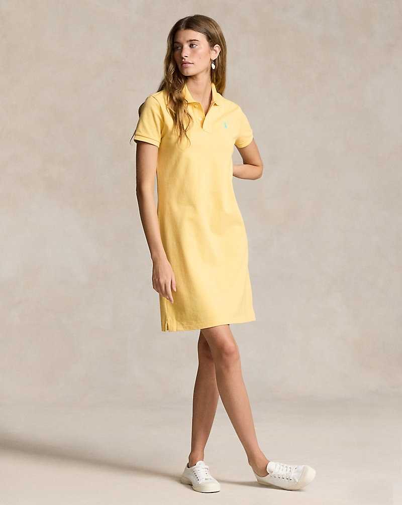 Vestido Ralph Lauren Cotton Mesh Mujer Amarillos | WQGEDTJ-28 - vista 1