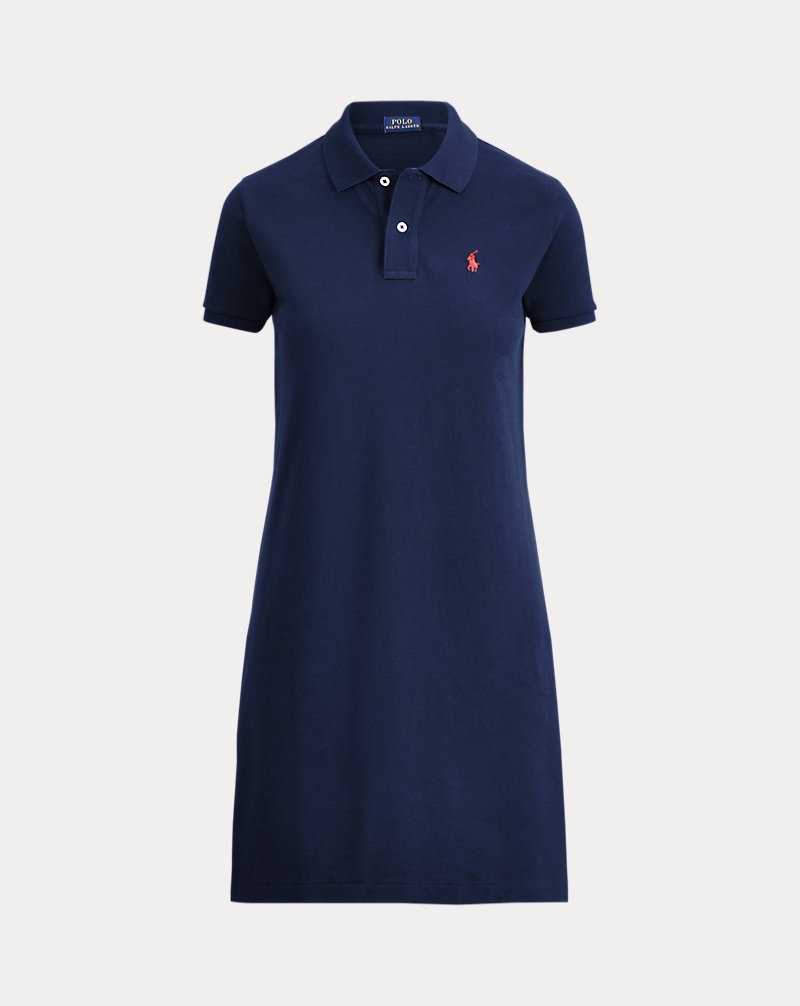 Vestido Ralph Lauren Cotton Mesh Mujer Azul Marino | KVFPHBR-42 - vista 2