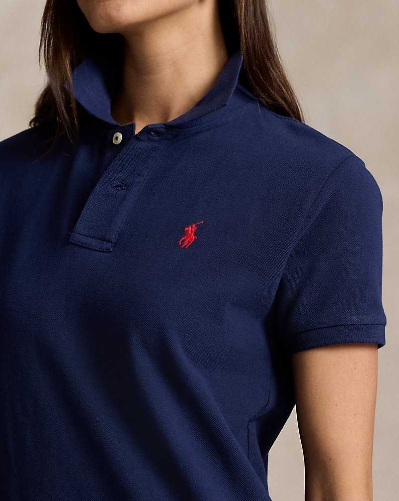 Vestido Ralph Lauren Cotton Mesh Mujer Azul Marino | KVFPHBR-42 - vista 5