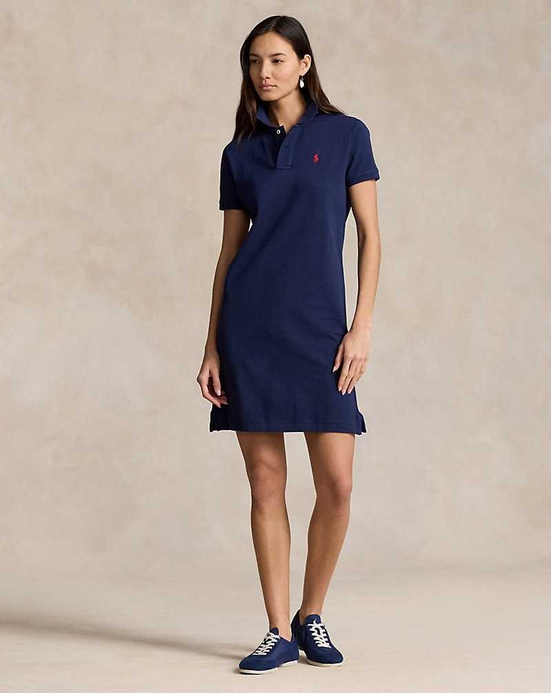 Vestido Ralph Lauren Cotton Mesh Mujer Azul Marino | KVFPHBR-42 - vista 1