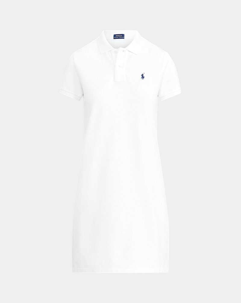 Vestido Ralph Lauren Cotton Mesh Mujer Blancos | EVHUAXW-43 - vista 2