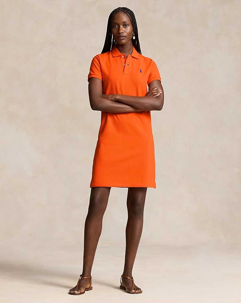 Vestido Ralph Lauren Cotton Mesh Mujer Naranjas | JGQFEXK-15 - vista 1