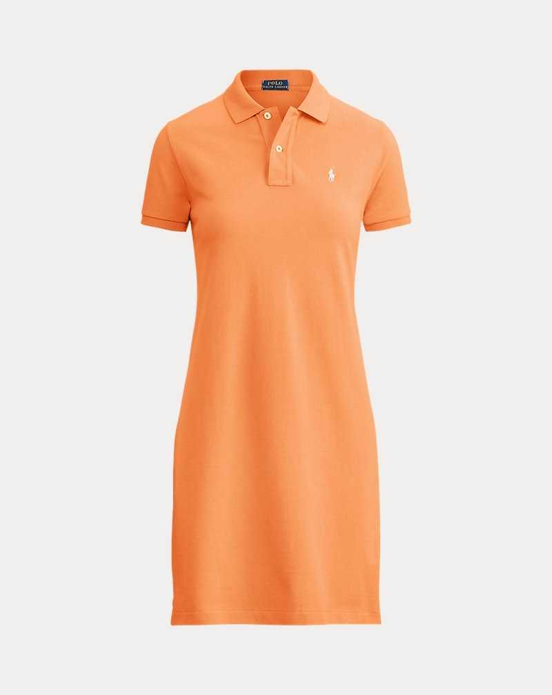 Vestido Ralph Lauren Cotton Mesh Mujer Naranjas | VWKMXGC-12 - vista 2