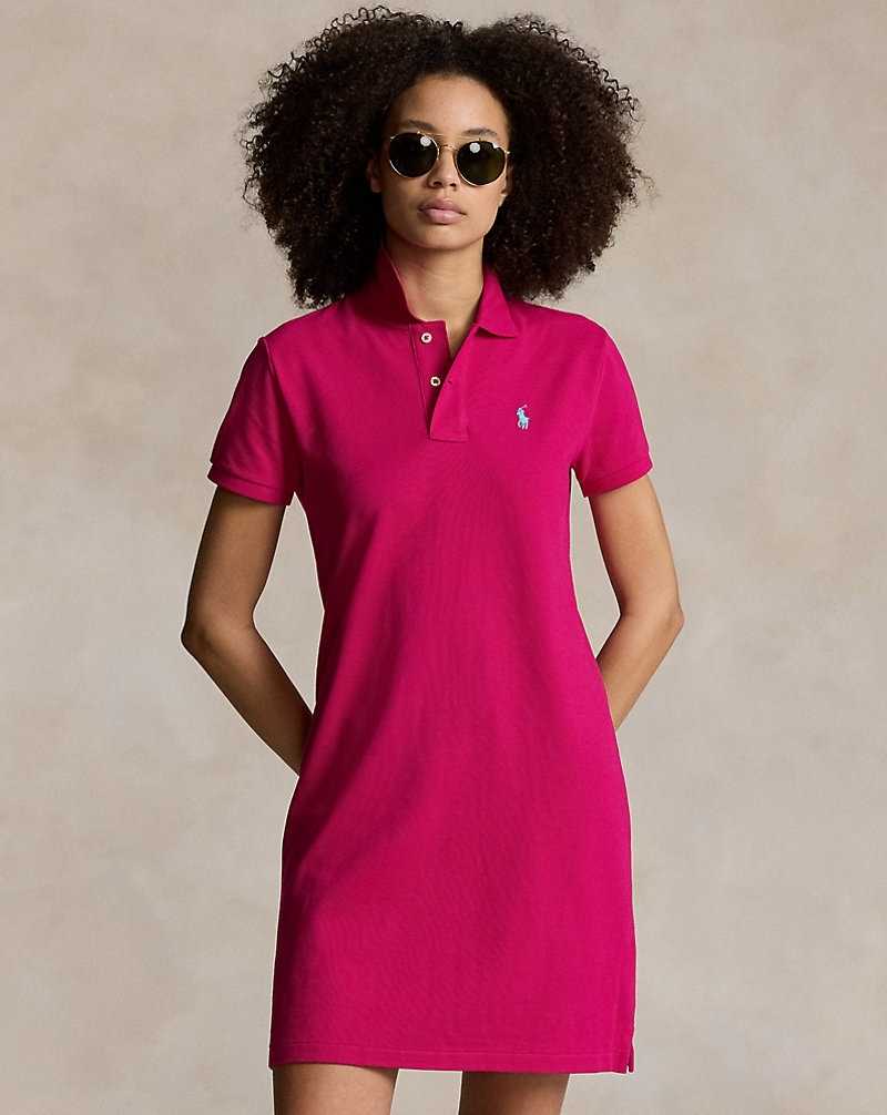 Vestido Ralph Lauren Cotton Mesh Mujer Rosas | XVNEZIW-96 - vista 3
