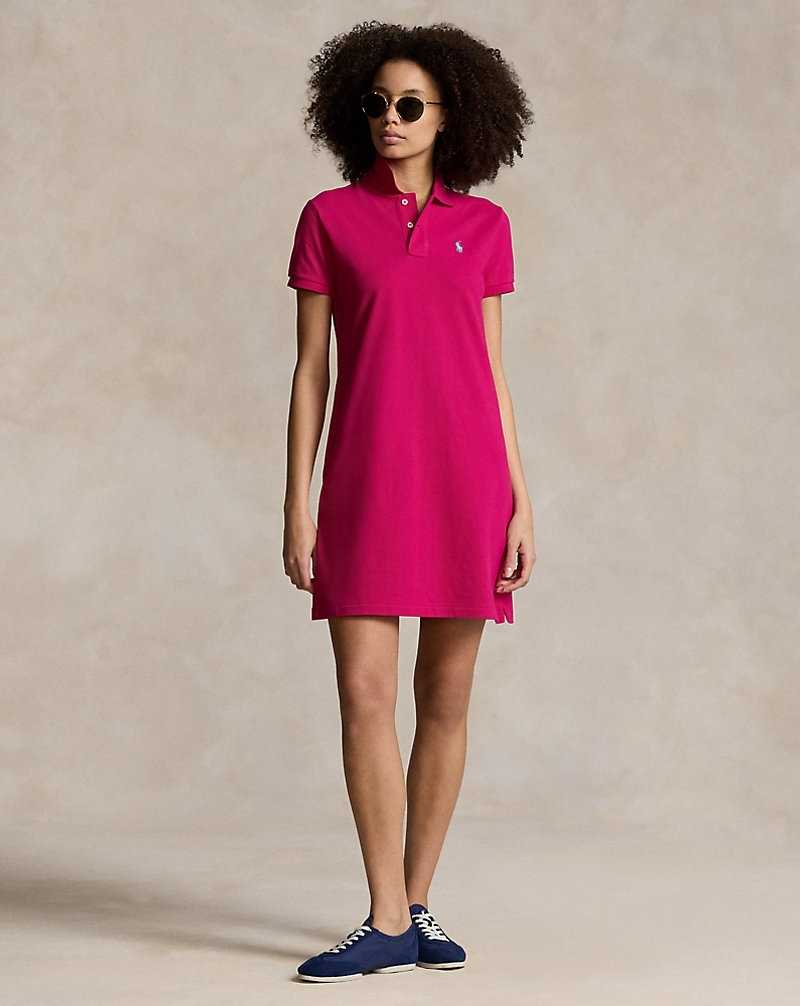 Vestido Ralph Lauren Cotton Mesh Mujer Rosas | XVNEZIW-96 - vista 1