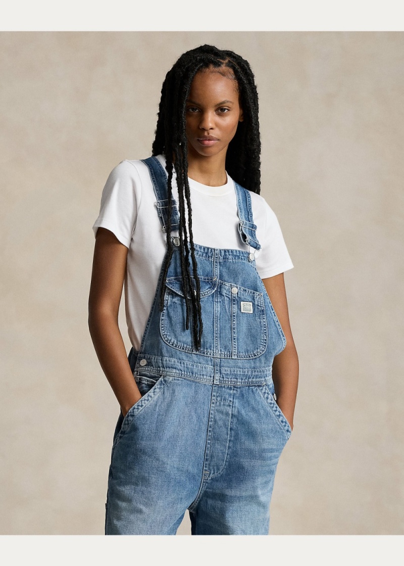 Vestido Denim Overall Mujer Azules | COPN02657 - vista 3