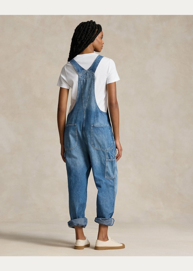 Vestido Denim Overall Mujer Azules | COPN02657 - vista 5
