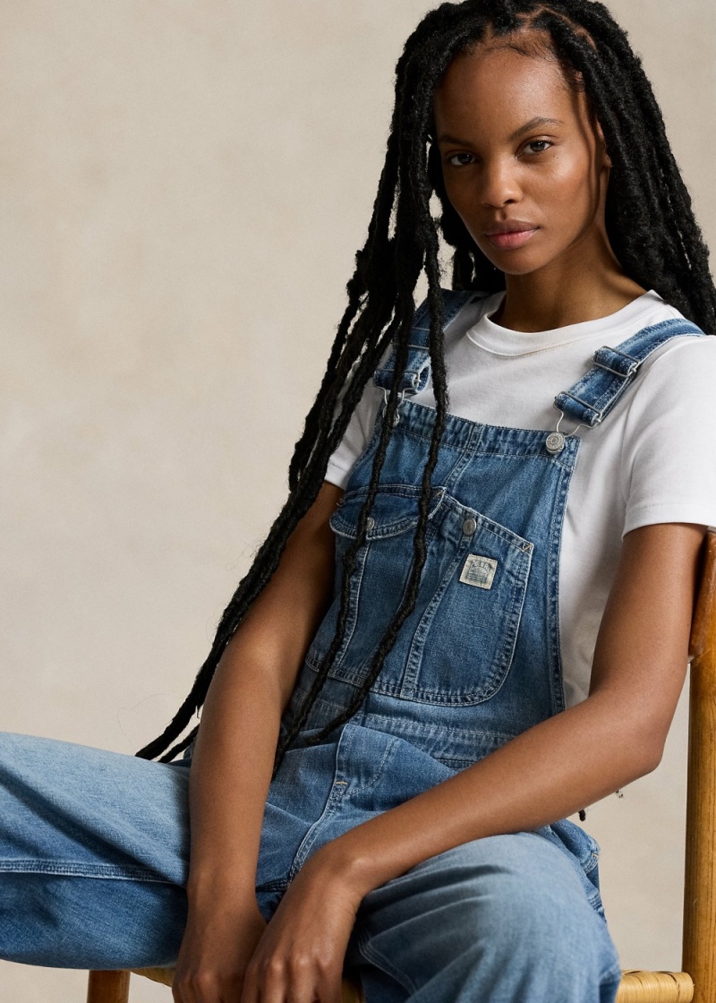 Vestido Denim Overall Mujer Azules | COPN02657 - vista 1