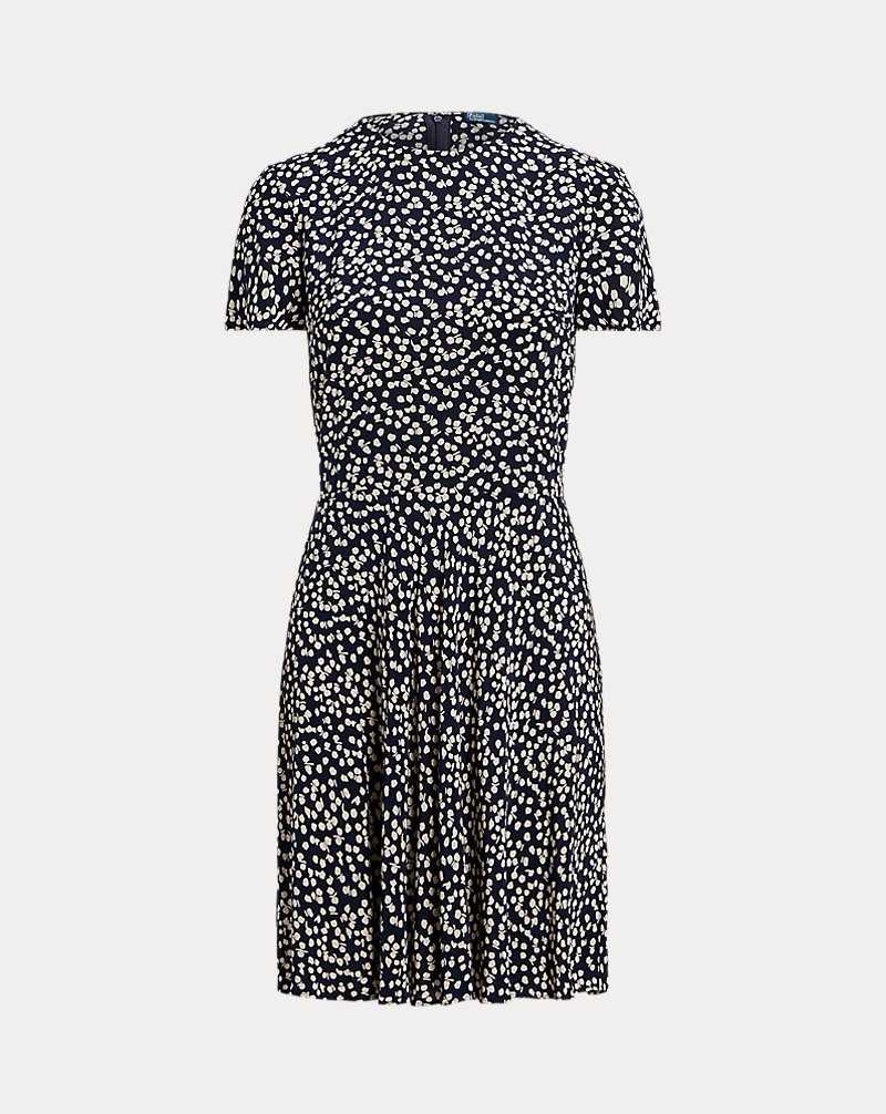 Vestido Ralph Lauren Floral Crepe Minidress Mujer Creme | PDTKIUA-12 - vista 2