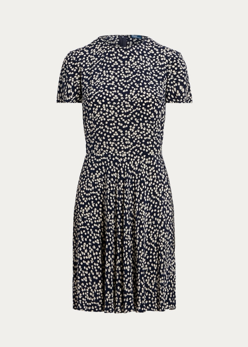 Vestido Floral Crepe Minidress Mujer Marrom | UQEJ08647 - vista 2