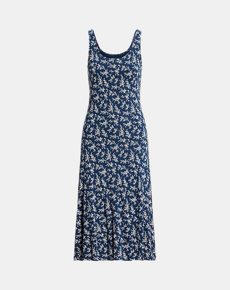 Vestido Ralph Lauren Floral Scoopneck Jersey Mujer 1683 Ditsy Daisy | YZKXMTJ-47 - vista 2