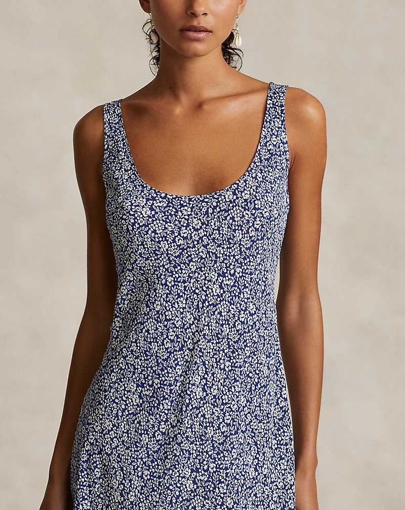 Vestido Ralph Lauren Floral Scoopneck Mujer Flores | VCUXEOG-42 - vista 5